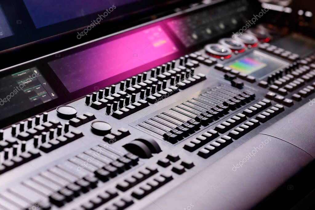 Console lumière avec opérateur